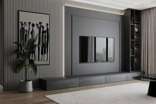 Ханын хулсан хавтан саарал модон хээтэй 2800*1220*8  ph