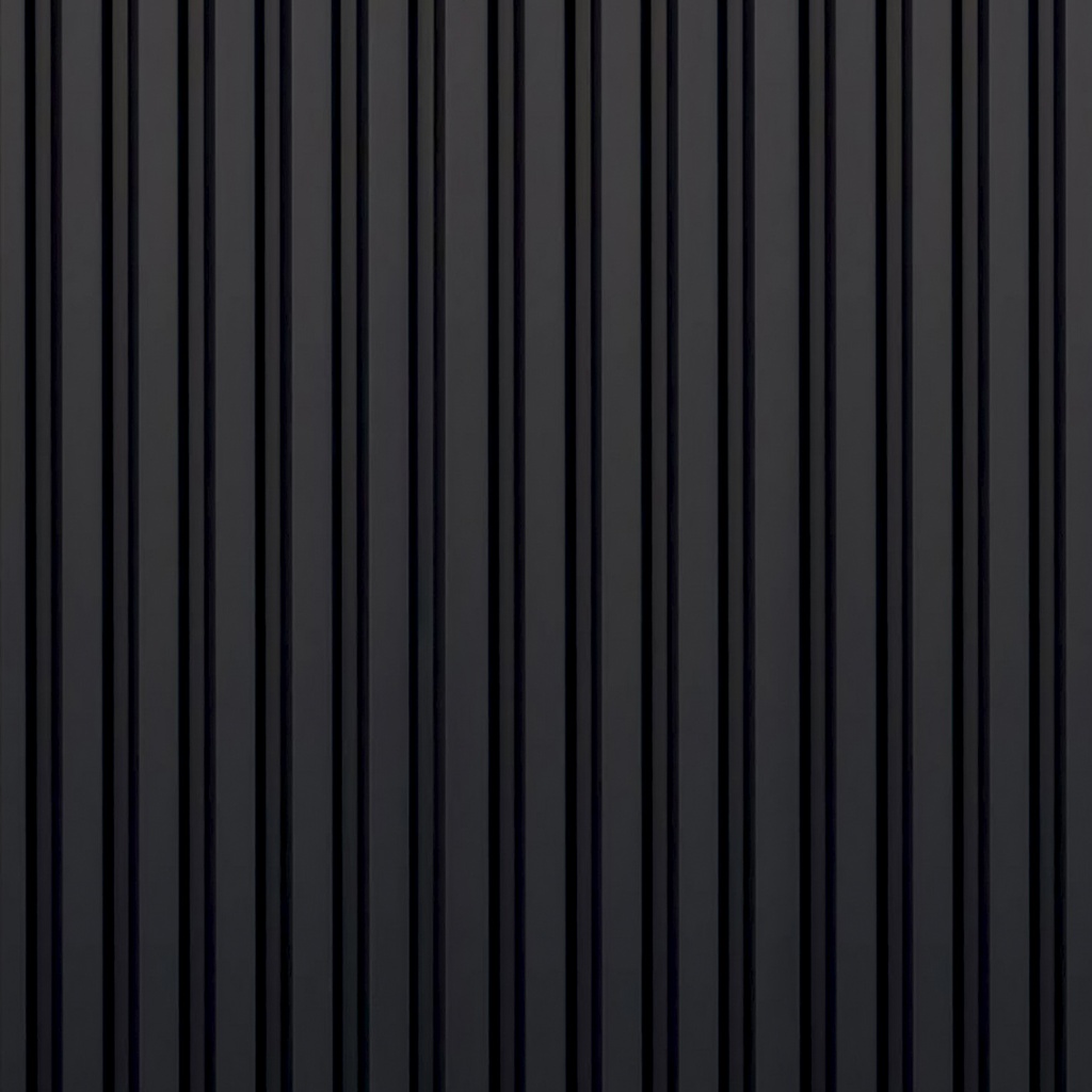 Ханын рейк mdf   sm black  2800*126*18-38-1955