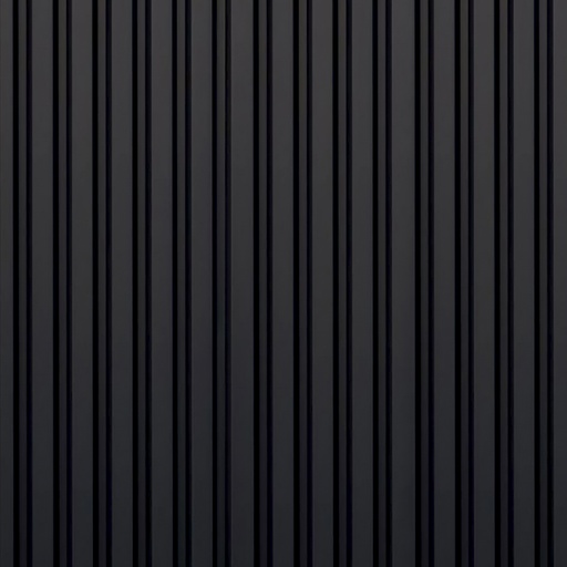 Ханын рейк mdf   sm black  2800*126*18-38-1955