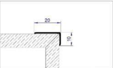 L булан MK-L10x20 matt black PH