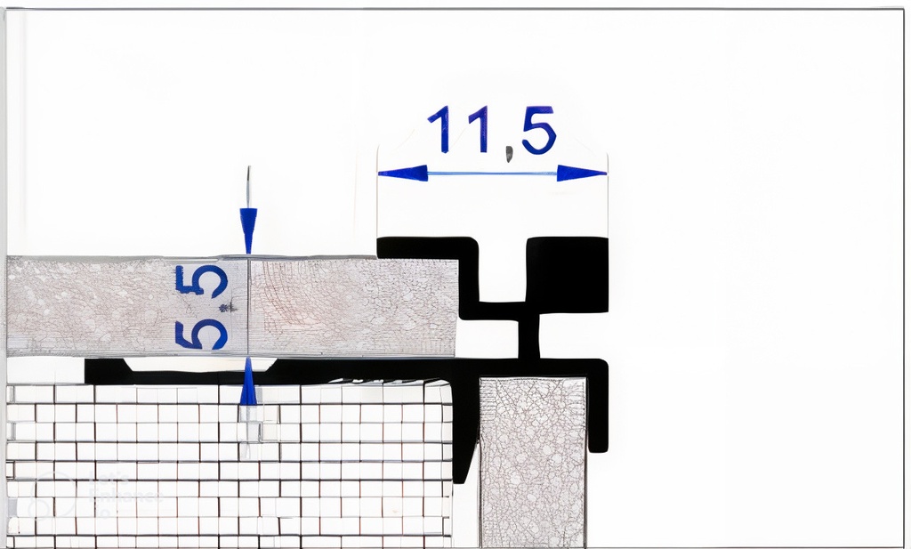 Дөрвөлжин гадна булан MK-QB0506 matt silver PH