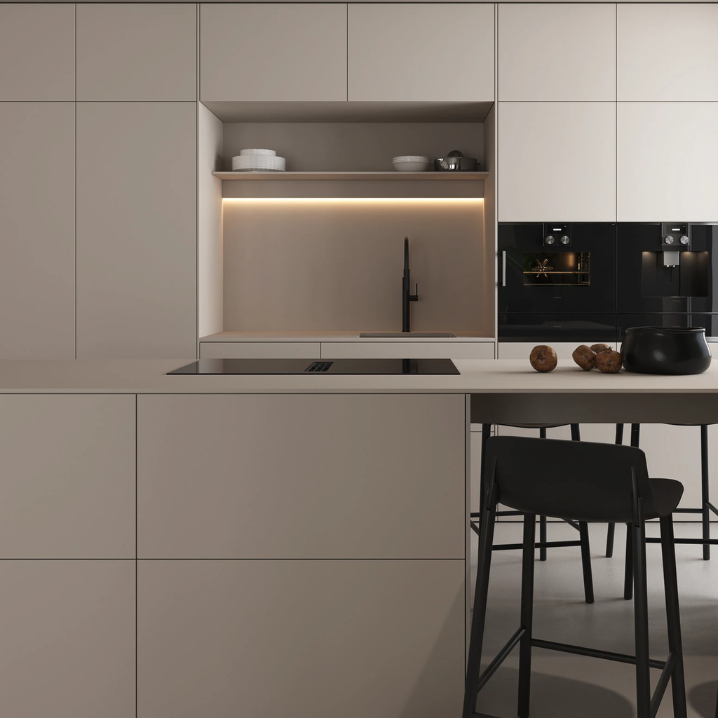 Ар хаалт  2440*1220*5 Magnolia Cream POLKO