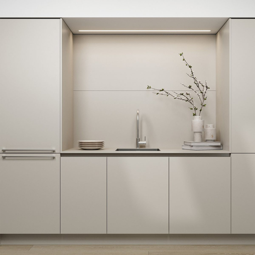 Ар хаалт  2440*1220*5 Porcelana Cream POLKO