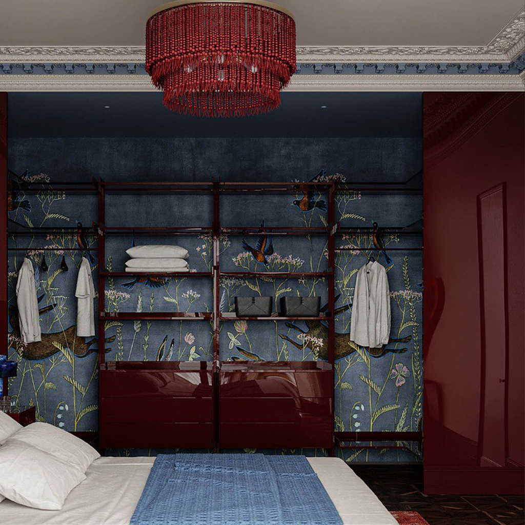 Хавтан Тавилга 2745*1220*18 MERLOT RED EB Coating POLKO