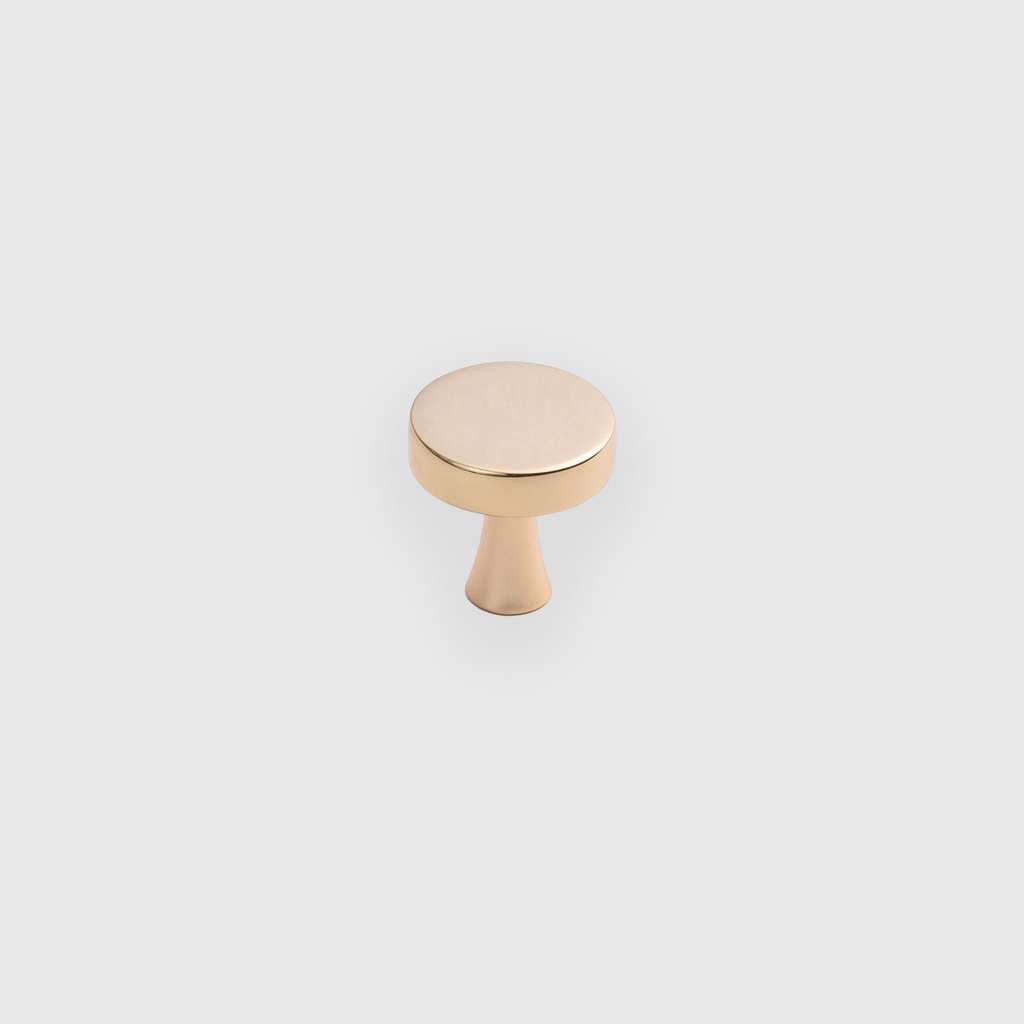Rose Gold Flat Knob 