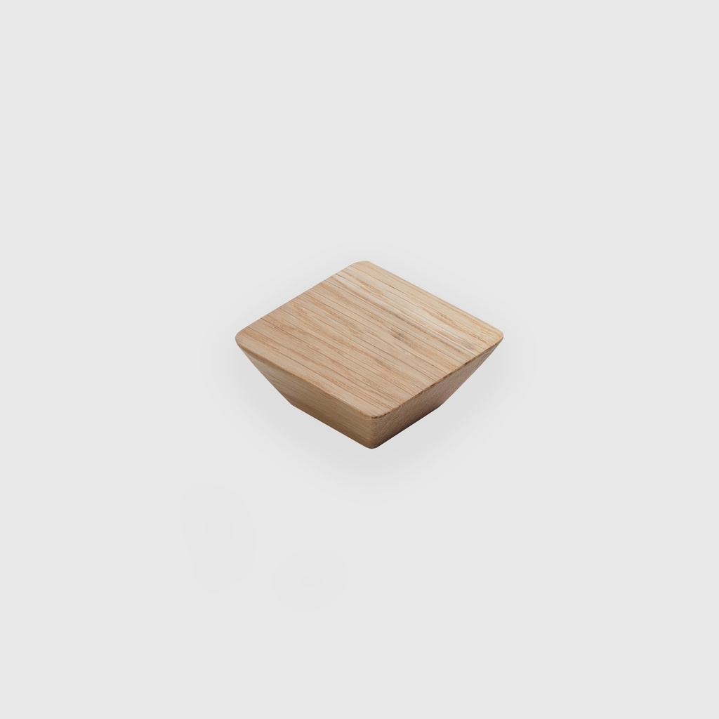 Oak square cabinet knob EMO