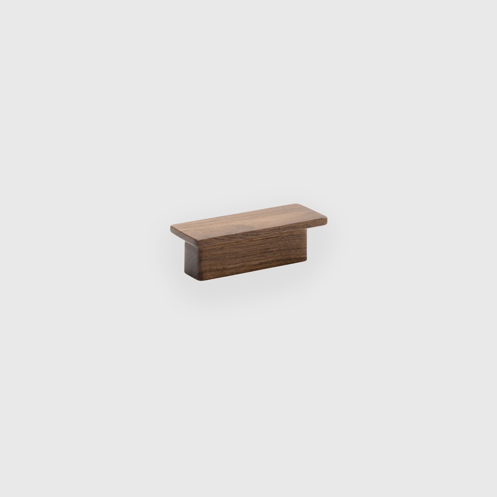 Rectangular Walnut Wooden Pull 