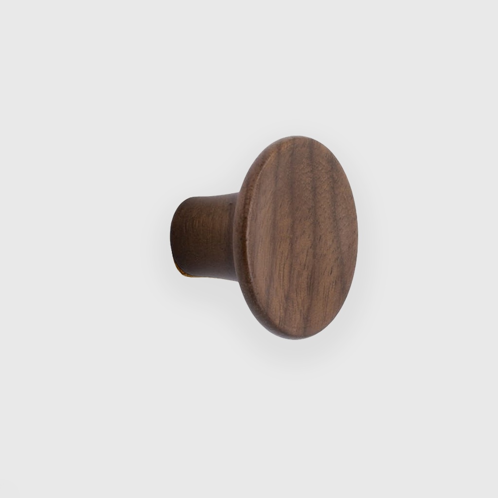 Walnut Faury Cabinet Knob 