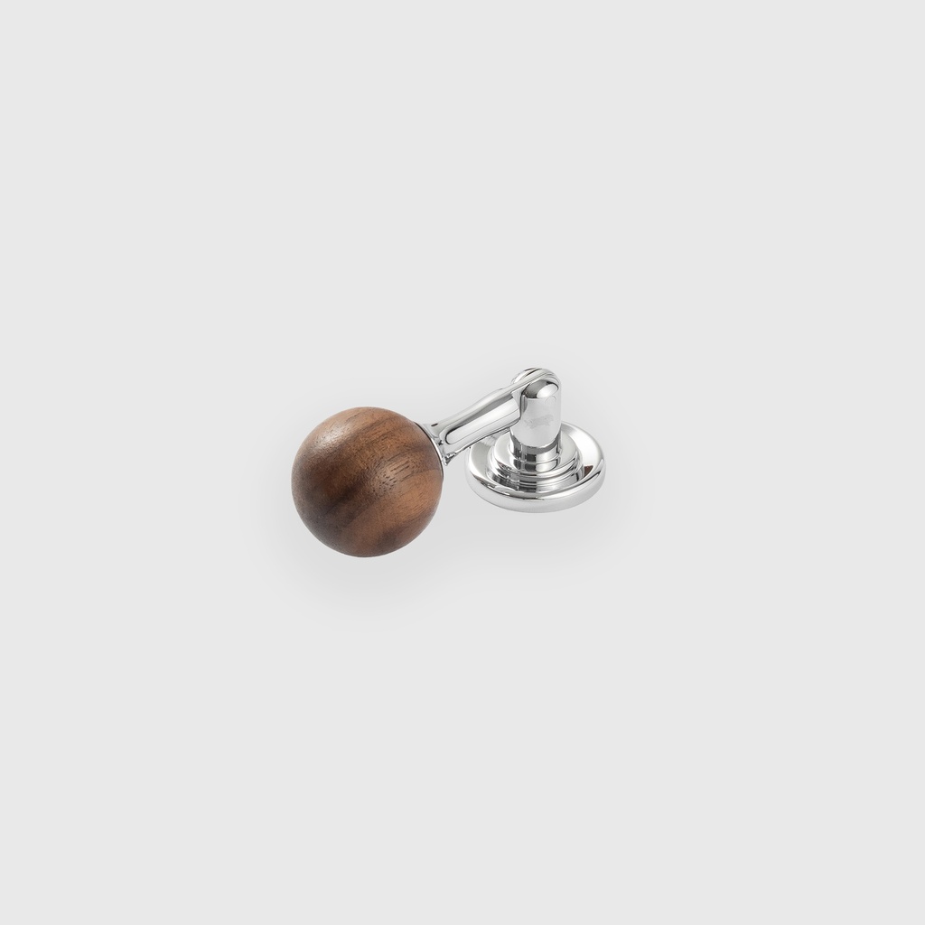 Silver Walnut Drop Pull 
