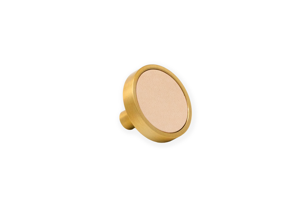 Golden Framed With Pink Leather Knob 