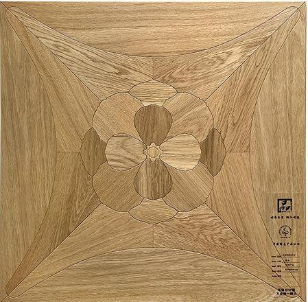 Модон шал 9 давхар oak multi-layered flourish 600*600*15/1.2mm