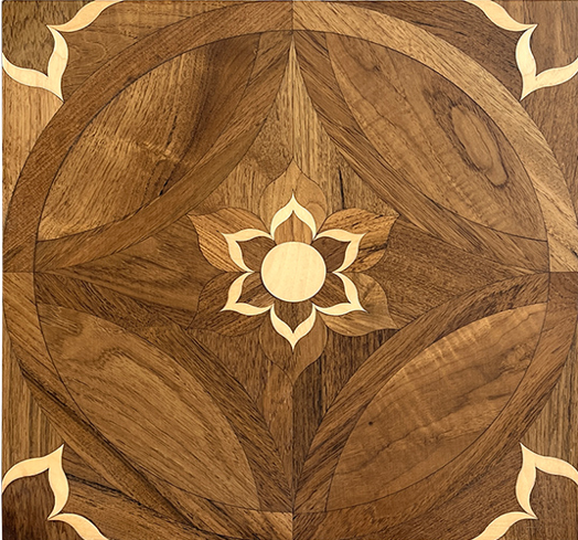 Модон шал 9 давхар teak+maple 450*450*15/1.2mm