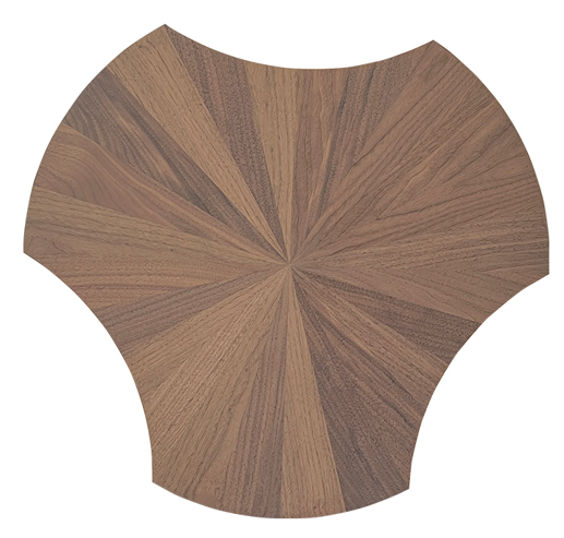 Модон шал 9 давхар black walnut birch multi-layer large lotus leaf 600*600*15/1.2mm