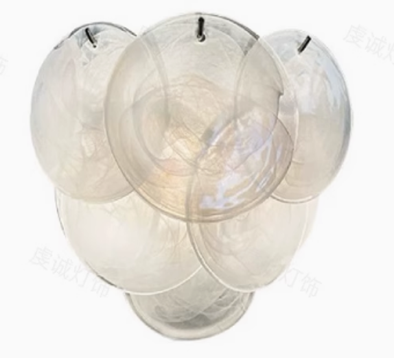Murano frosted pearl sconce STS