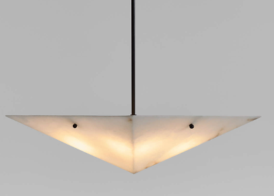 Natural with alabaster pendant lamp