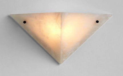 White alabaster wall sconce  STS