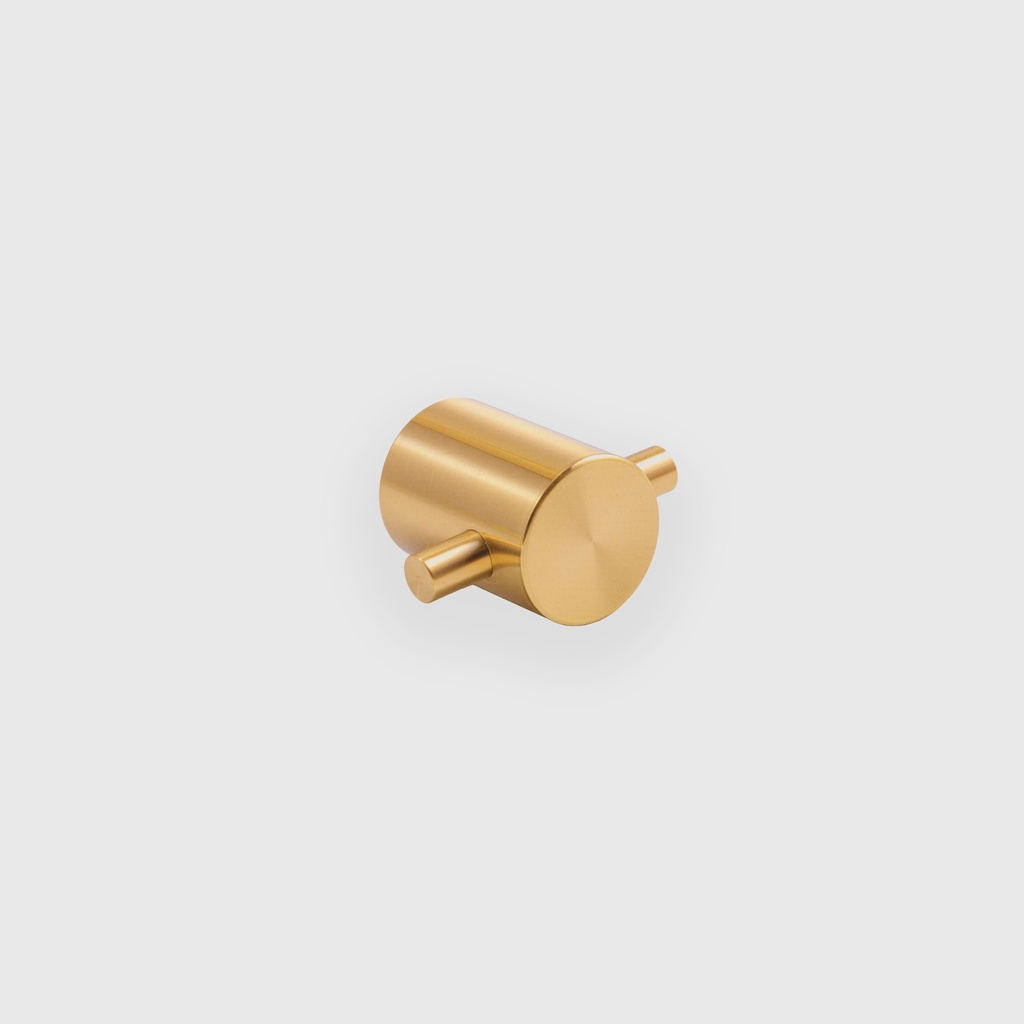 Line golden satin brass knob RTR
