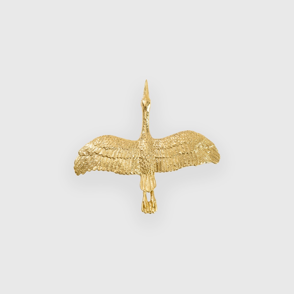 Golden goose with legs brass handle 80*85