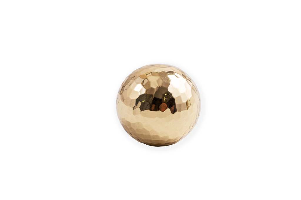 Sphere hammered golden globe brass  knob 18*18 ljo