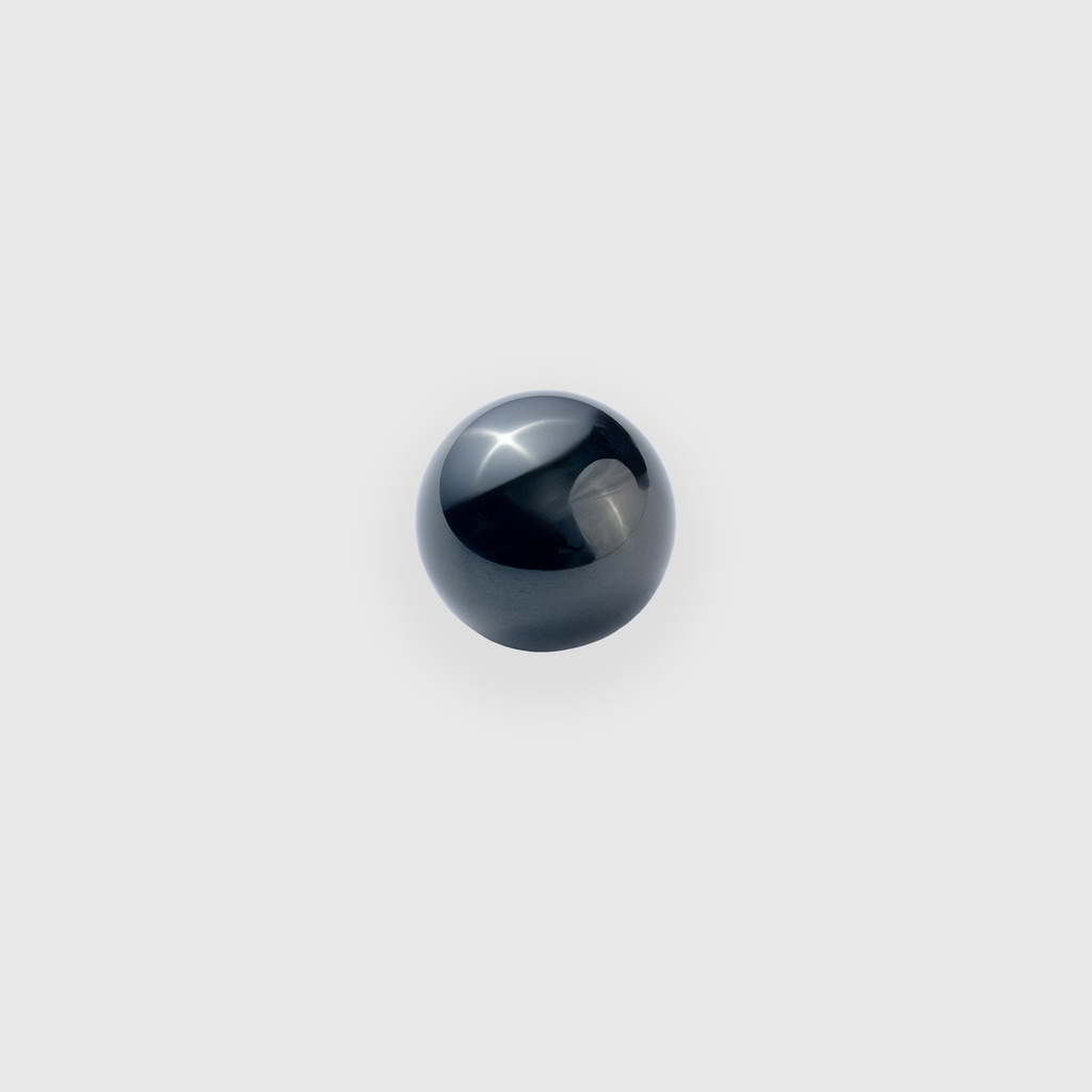 Polished black classic ball knob LJO