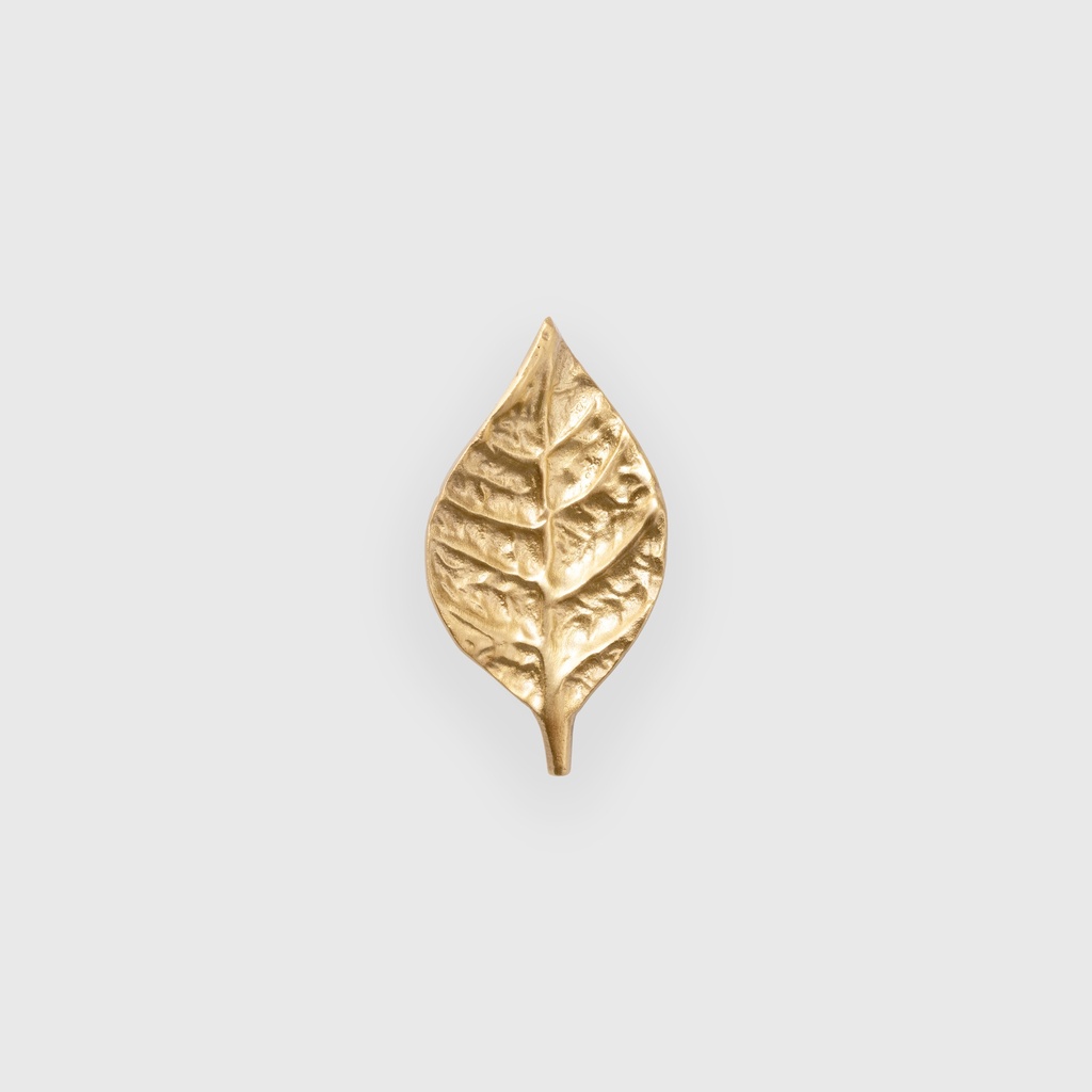 Golden Small Leaf Knob 