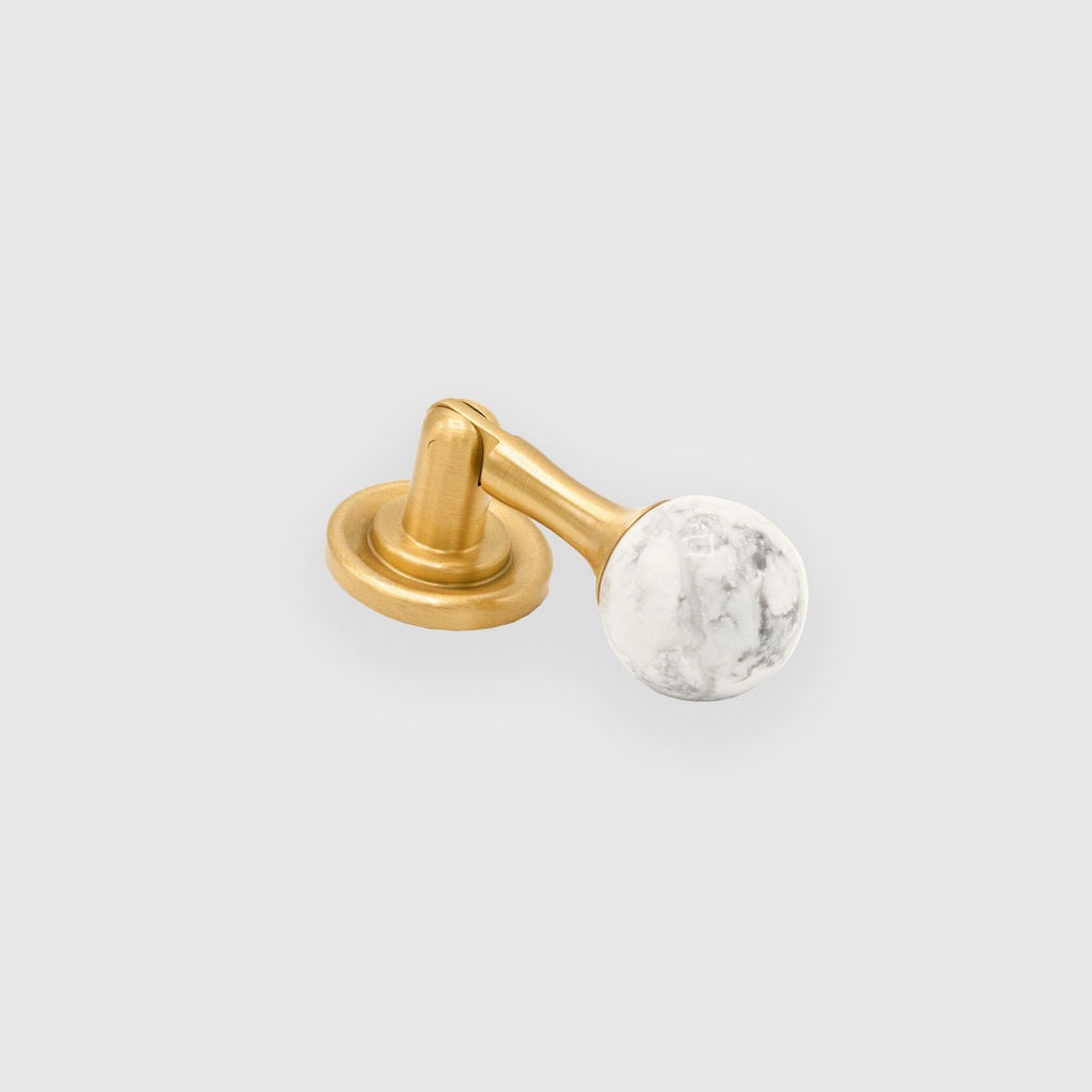 Stripped marble ball golden drop pull STN