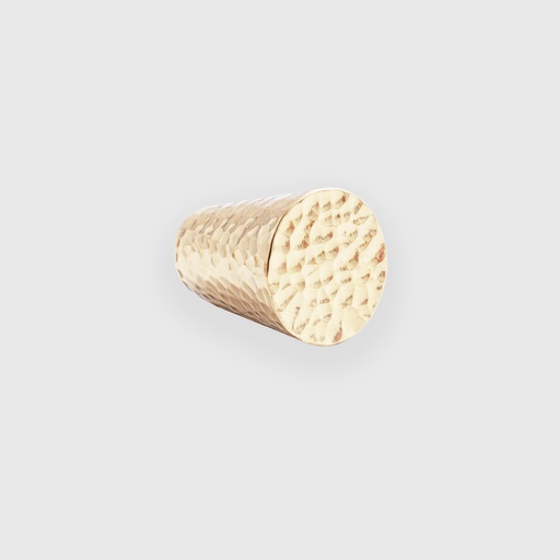 [LJO01112025] Adamo Hammered Golden Knob 
