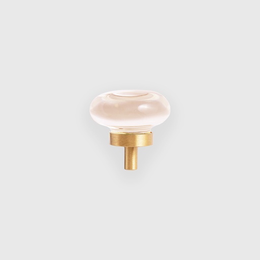 [LJO1702036] Goldish acrylic hat round knob LJO