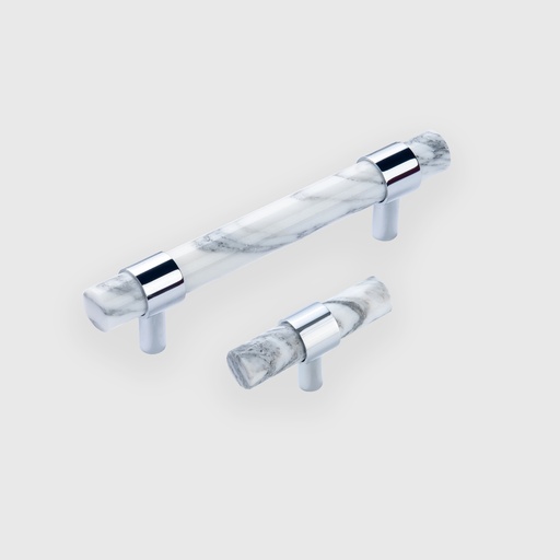 [STN1501128] Stripped Marble Rode With Silver Rings Pull 