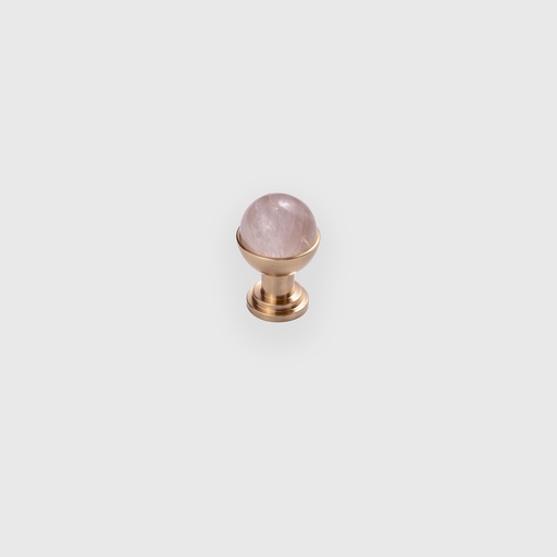 [STN1600020] Small Pink Marble Egg Knob 