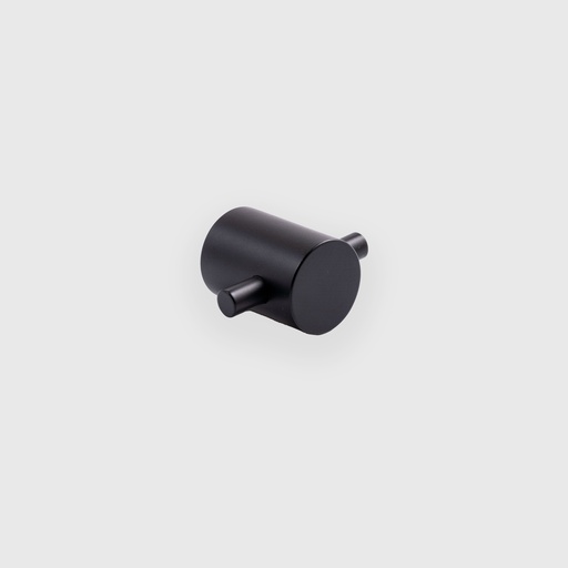 [RTR1710040] Line Matt Blcak Brass Knob 