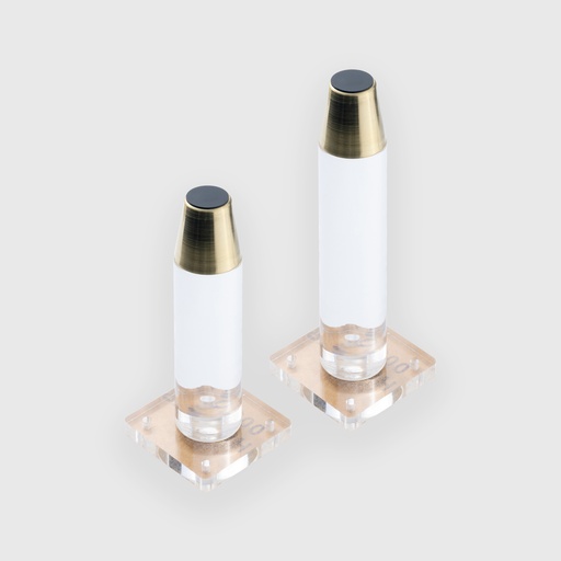 [LEG003015] Acrylic conus leg with golden cap 15