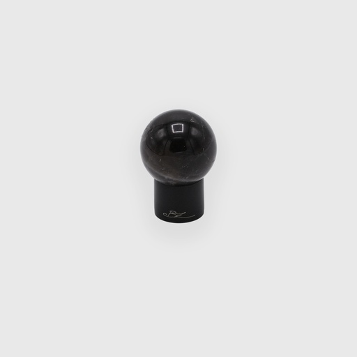 [STN1700025] Shiny All Black Marble Ball Knob 