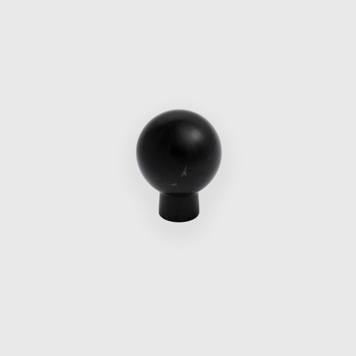 [STN0143040] Matte Black Marble Ball Knob 