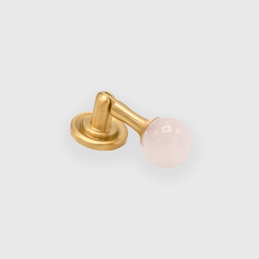 [STN0286424] Pink Crystal Ball Golden Drop Pull 