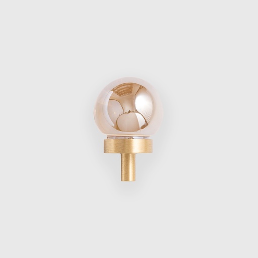 [LJO1602028] Goldish Acrylic Ball Knob 
