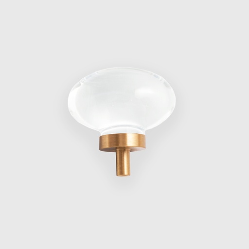 [LJO1801045] Clear acrylic oval knob LJO