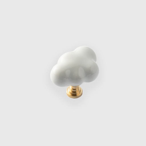 [EMO035045] White Cloud Knob 