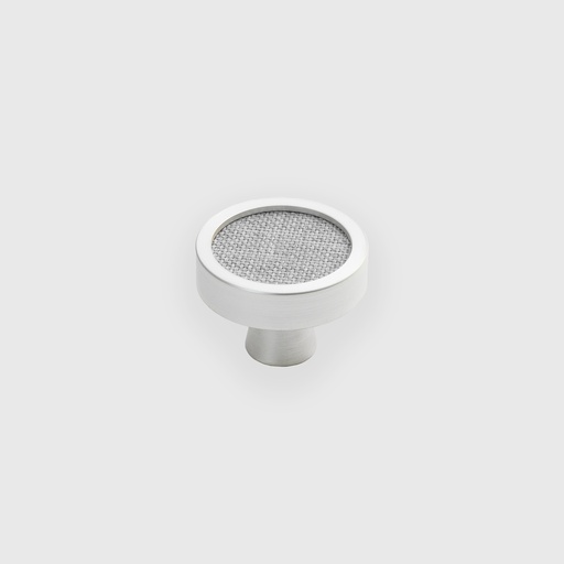 [EMO11105036] Silver Brushed Round Cabinet Knob 