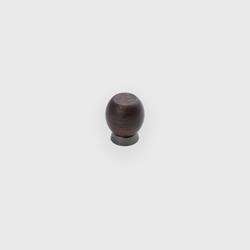 [RTR25002835] Varnish Walnut Black Steel Brudshed Brown Knob 