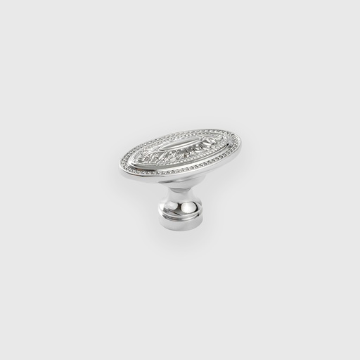 [LJO2511346] Silver Ship Knob 