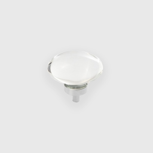 [LJO2511445] Clear Acrylic Oval Knob 