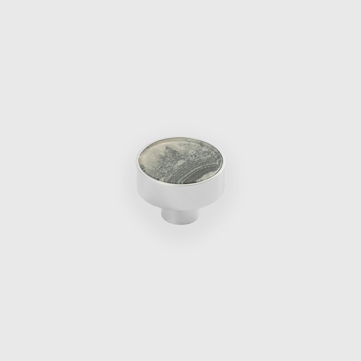 [RTR2512032] Xander Silver Rock Gray Knob 