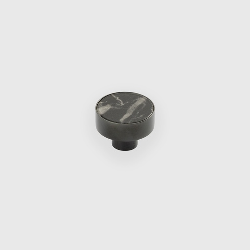 [RTR2512132] Xander Large Black Texture Knob 
