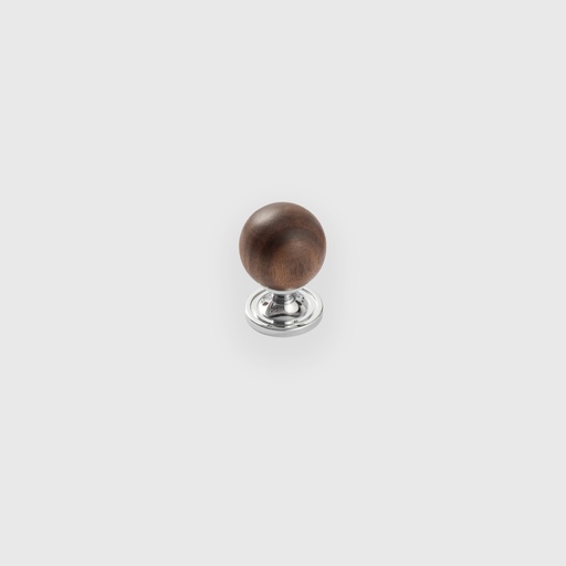 [RTR2513729] Silver Walnut Knob 