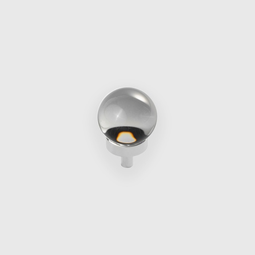 [LJO2511628] Light Smoke Acrylic Oval Knob 