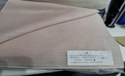 [SK072077-4] Хөшиг natura sheer pink STS