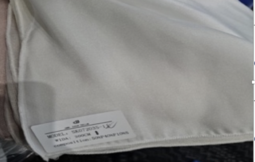 [SK072035-1] Хөшиг silken sheer sparkling white STS