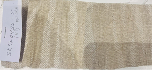 [SK072422-5] Хөшиг natura linen light beige with pattern STS