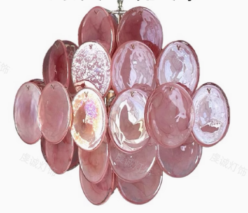 [MRCH0001] Murano rosa cascading chandelier 65*59